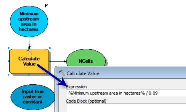 Calculate Value parameters